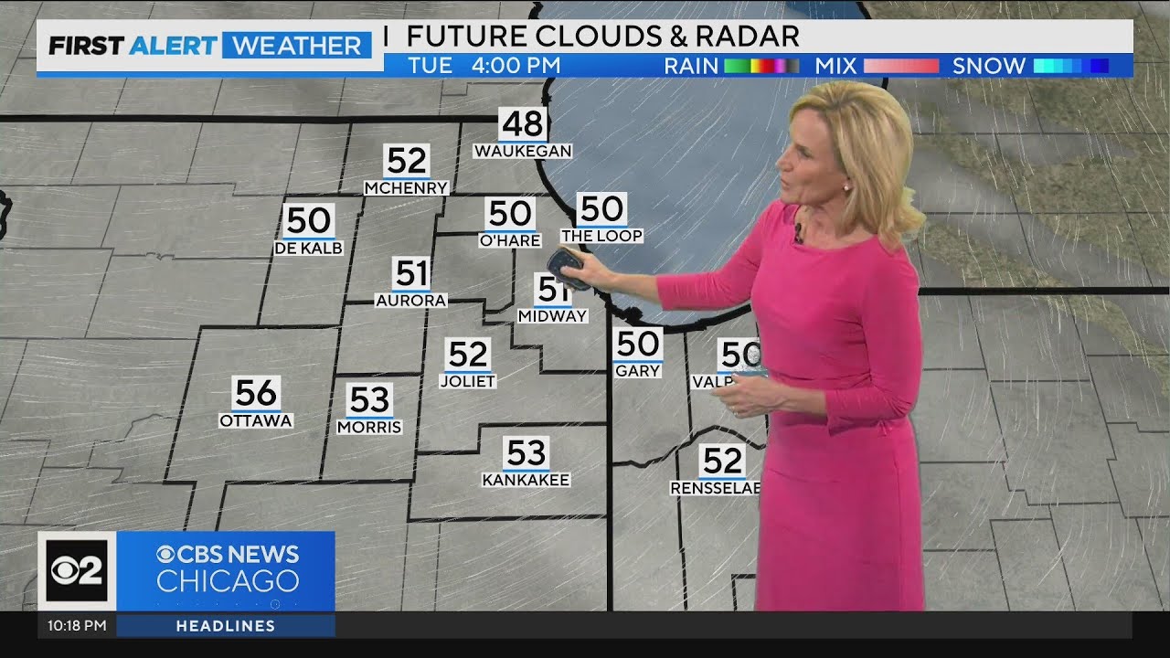 Chicago First Alert Weather: Cooler Tuesday - YouTube