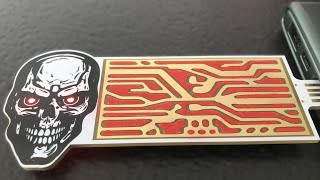 Terminator T-800 Brain Chip Badge