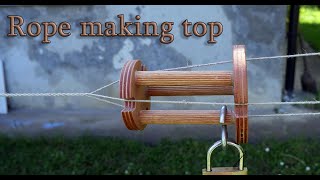 DIY rope making top- the 