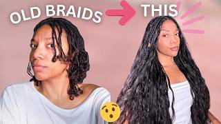 DON'T Take Down Your Mini Braids! Try This Miracle Knot Hack
