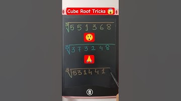 Cube Root Trick 😱 | Find Cube Roots in 2 Seconds! 🔥 | Math Magic Shortcut