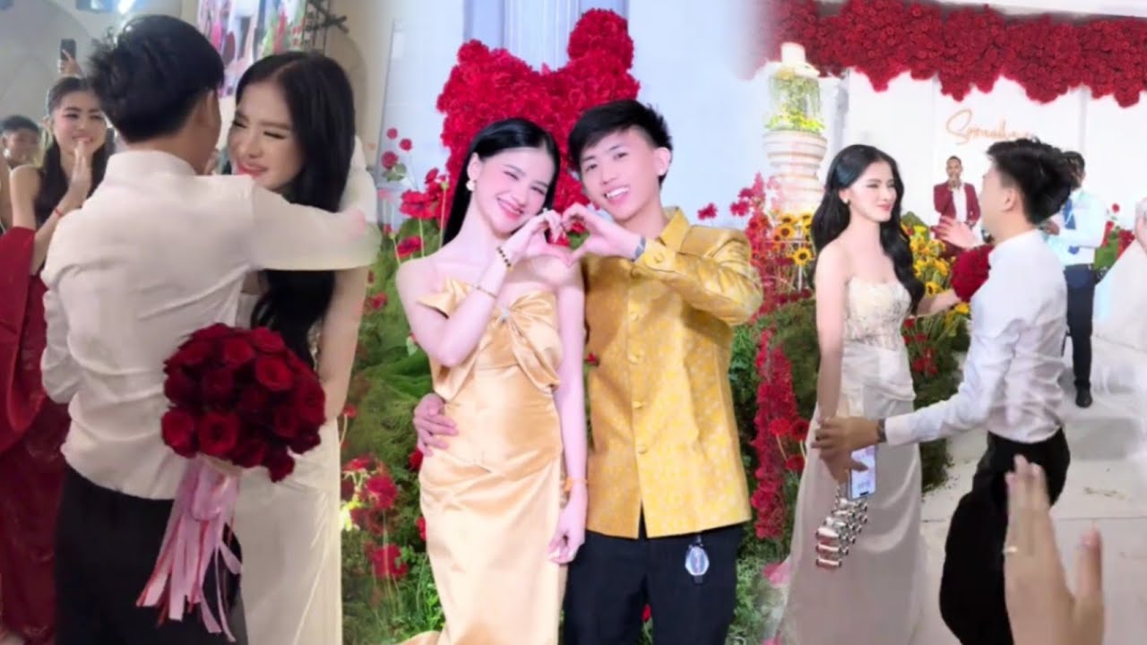 Waiting this time ❤️ រំភើប ប៉ប៉ យកផ្កាជ័យរបស់ស្រីនាថ សុំអុីឡាយរៀការតែម្តង 