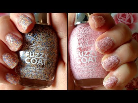 Sally Hansen: "Fuzzy Coat" Nail Polish Review HD