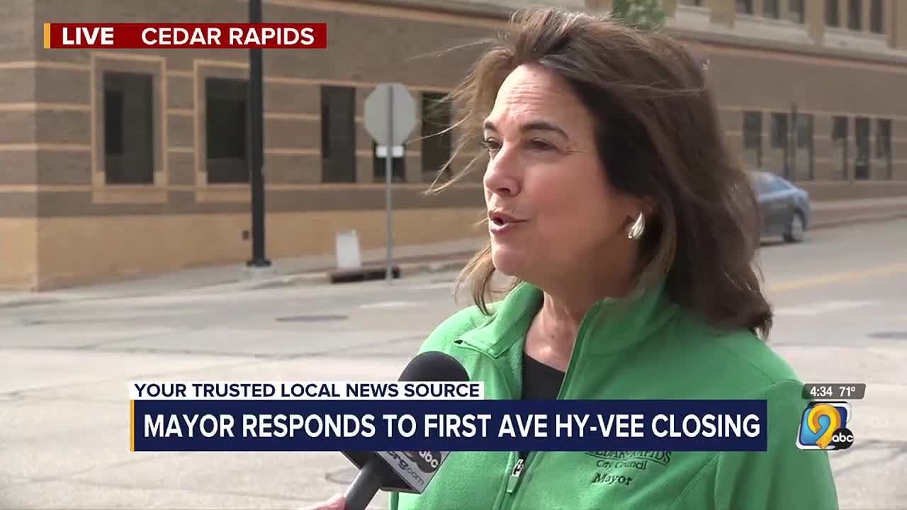 Cedar Rapids Mayor Responds To Hy Vee Closing YouTube Cedar rapids mayor responds to hy vee closing youtube