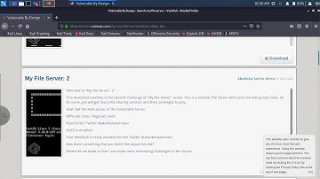 15. Vulnhub (My file server 1)