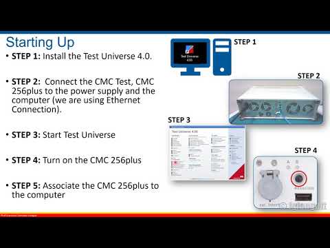 CMC 256plus and Test Universe  Starting Up (ENGLISH)