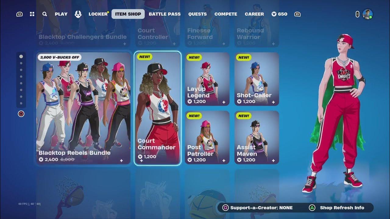 *NEW* BLACKTOP BALLERS SET!!! Fortnite item shop April 29, 2024 YouTube