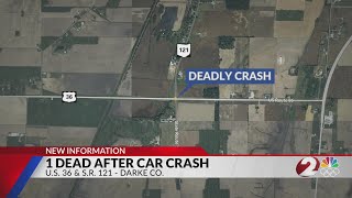 1 dead after car crash in Darke County