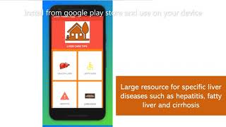 Liver health app screenshot 2