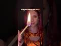 Doing your makeup with fire ❤️🔥 #part1 #asmr #tingles