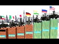 country by number of Attack Helicopter|2023! 3d comparison