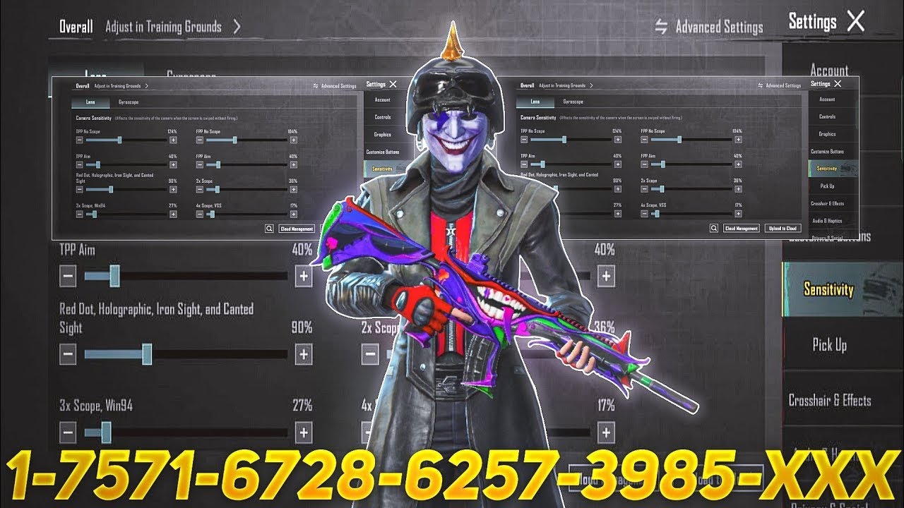 New Update 4.2⚡Best Sensitivity Code + Control Settings Pubg Mobile/Bgmi Sensitivity 2026