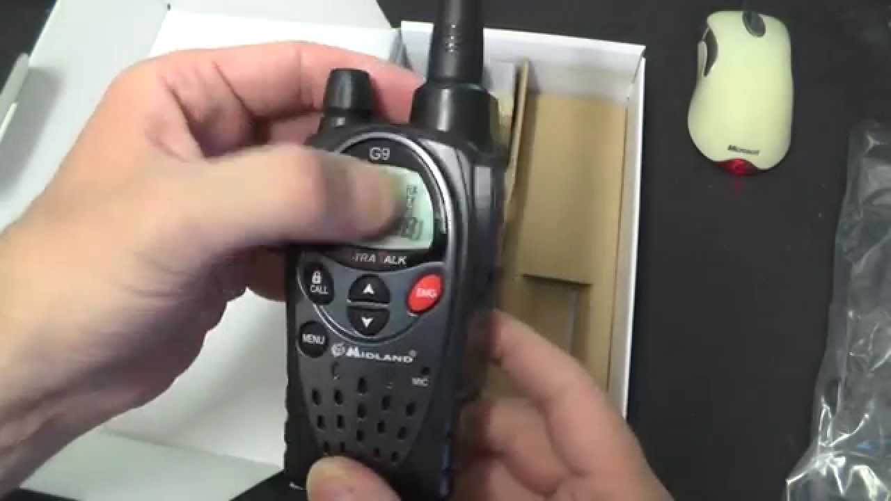 Midland G9 plus MODIFICATION and review: PMR446 