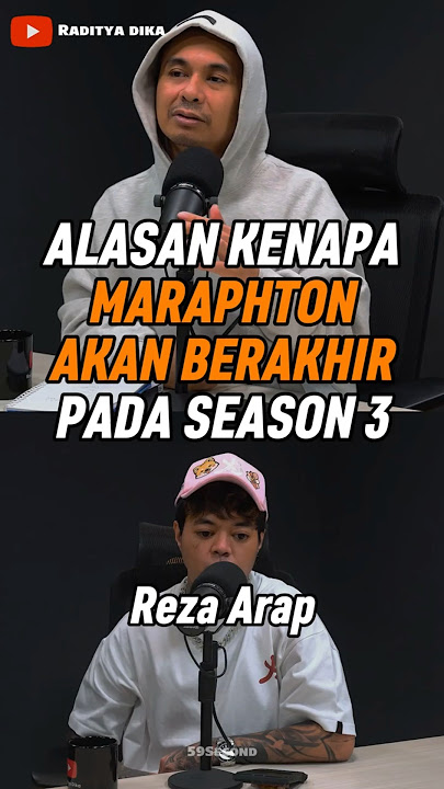 Alasan kenapa Reza Arap menyudahi Maraphton hingga season 3 saja #shorts #podcastclips #fyp