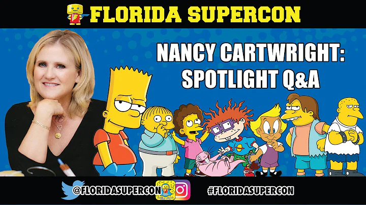 Voice of Bart Simpson, Nancy Cartwright Q&A at Flo...