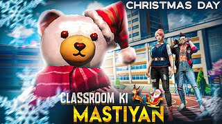 Classroom Ki Mastiyan | Christmas Day Special |Free Fire Story | Mr Nefgamer