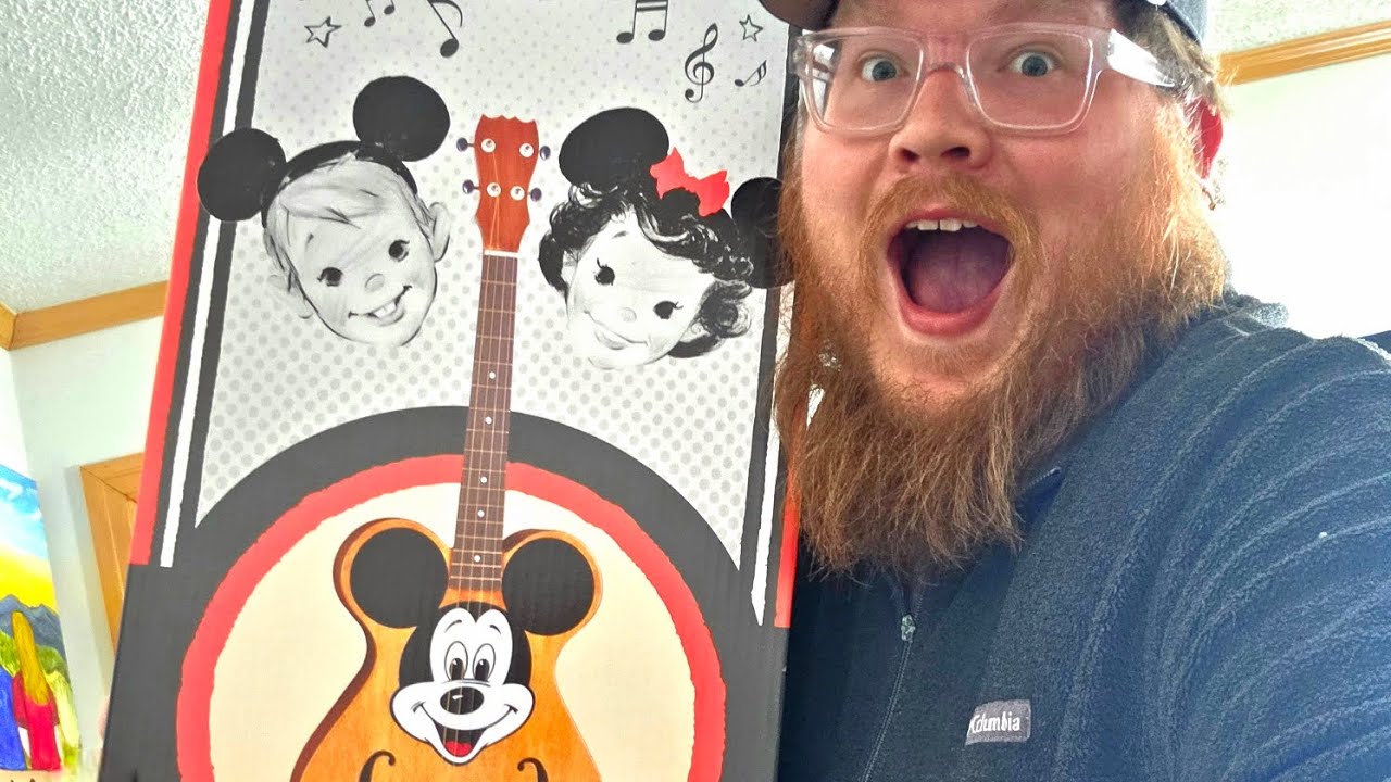 Mickey Mouse Club Guitar from Disneyland 70th! #mickeymouse