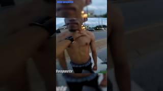 Biker Tries to Help Guy In The Middle of Road..But Then This Happens...