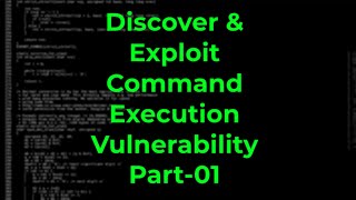 Hack website using Command Execution Vulnerability Part-01