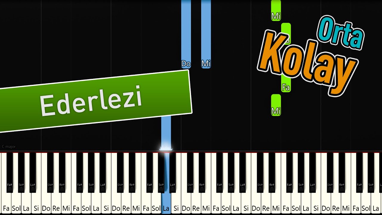 Ederlezi | Akor Eşlikli Piyano Nasıl Çalınır