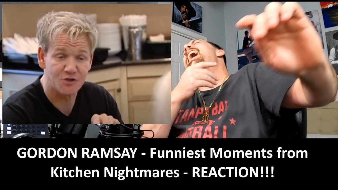 American Reacts to Kitchen Nightmare's Funniest Moments with Gordon ...
