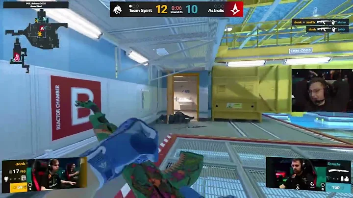 ohnePixel Reacts to donk insane clutch VS Astralis