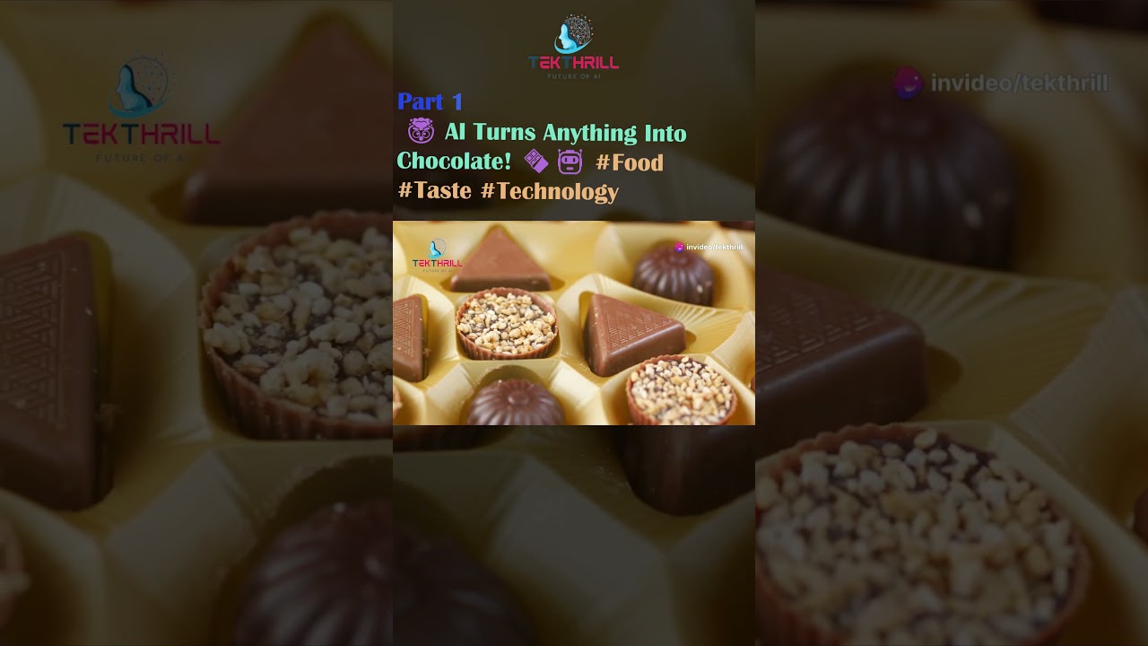 This AI Can Make Anything Taste Like Chocolate! 🍫🤖 