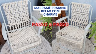 MACRAMÉ Praiano | Relax com charme | PASSO a PASSO