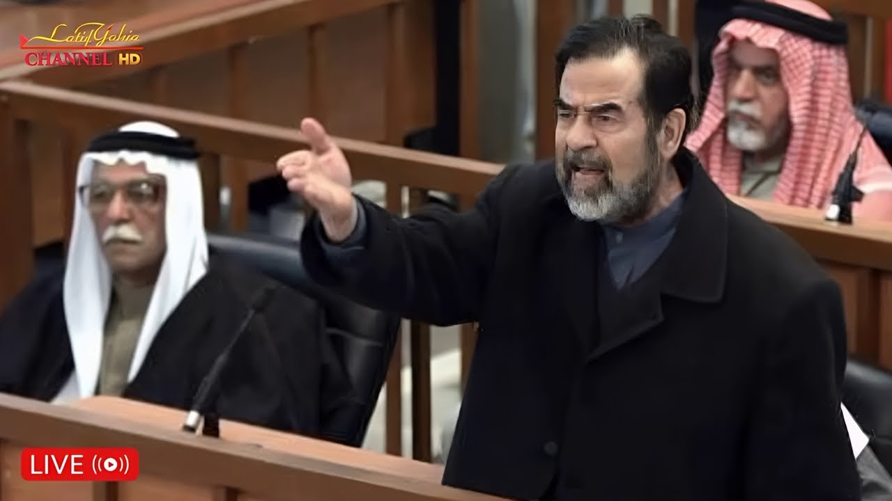 واحدة من اقوى جلسات الدجيل ٢٠٠٦/٥/٣٠ والرئيس صدام حسين يلقن القاضي درساً لن ينساه ، أرشيف العراق