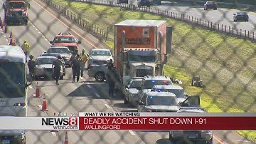 North Haven, New York men killed in separate accidents on I-91 in Wallingford