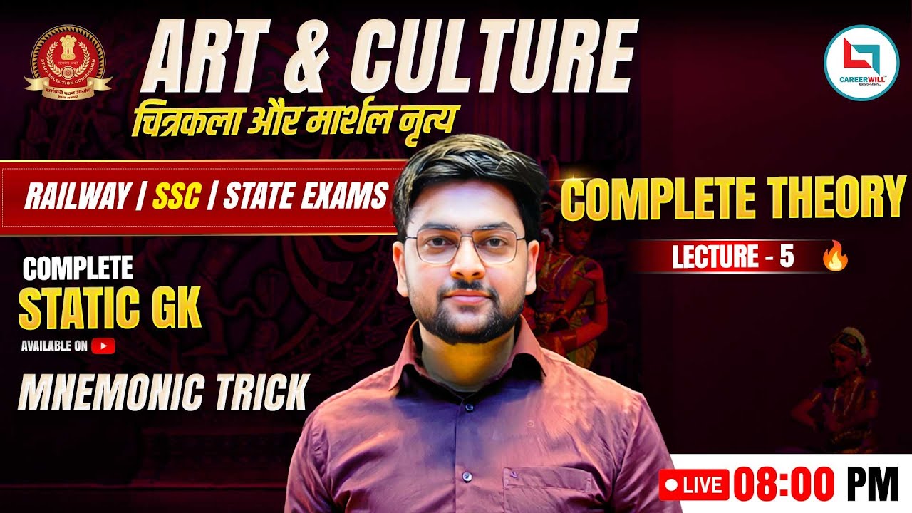 Art and Culture 🔥 Static GK For SSC | Best Static GK by Jeet Rana Sir ...