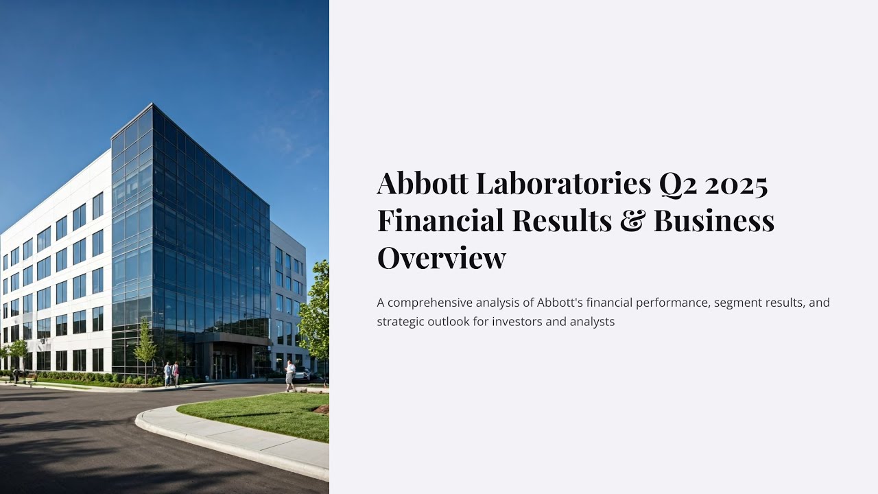 Abbott (ABT) Q2 2025 Earnings Call Summary: Strong Growth & Future Momentum Despite Headwinds