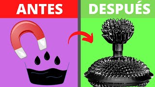 How to make a HOMEMADE FERROFLUID without toner (EASY & QUICK EXPERIMENT)
