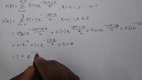 Discrete Fourier Transform DFT Problem