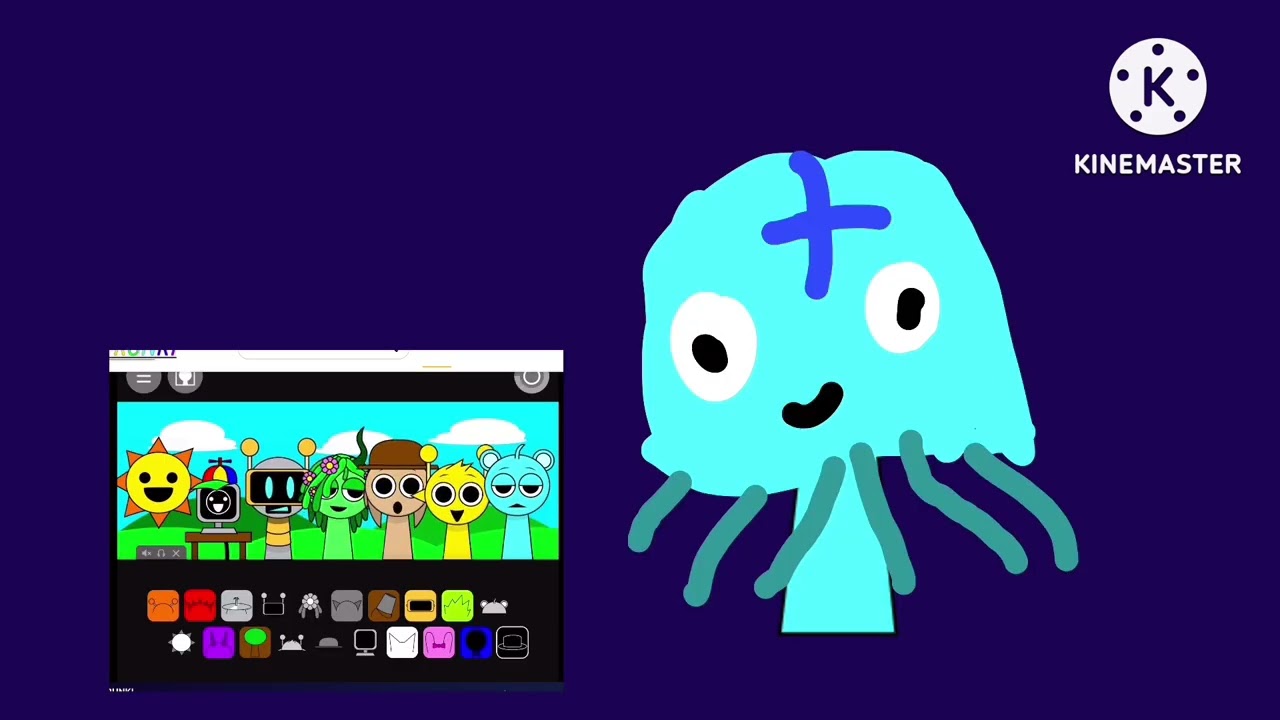 my sprunki oc jellyfish from the sea and friends