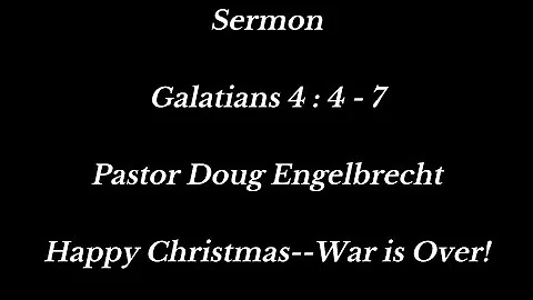 12/30/2018 Sermon - Doug Engelbrecht
