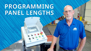 How to Program Panel Lengths Using the UNIQ® Automatic Control System