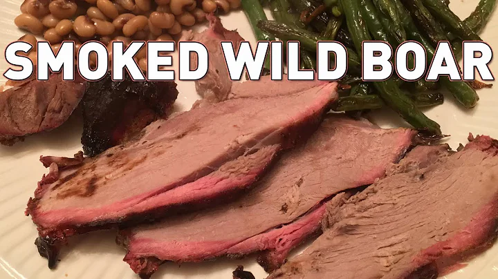 The Snake Method on a Weber Kettle Grill | Smoked Wild Boar Ham