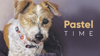 Jack Russell in Soft Pastel - Timelapse