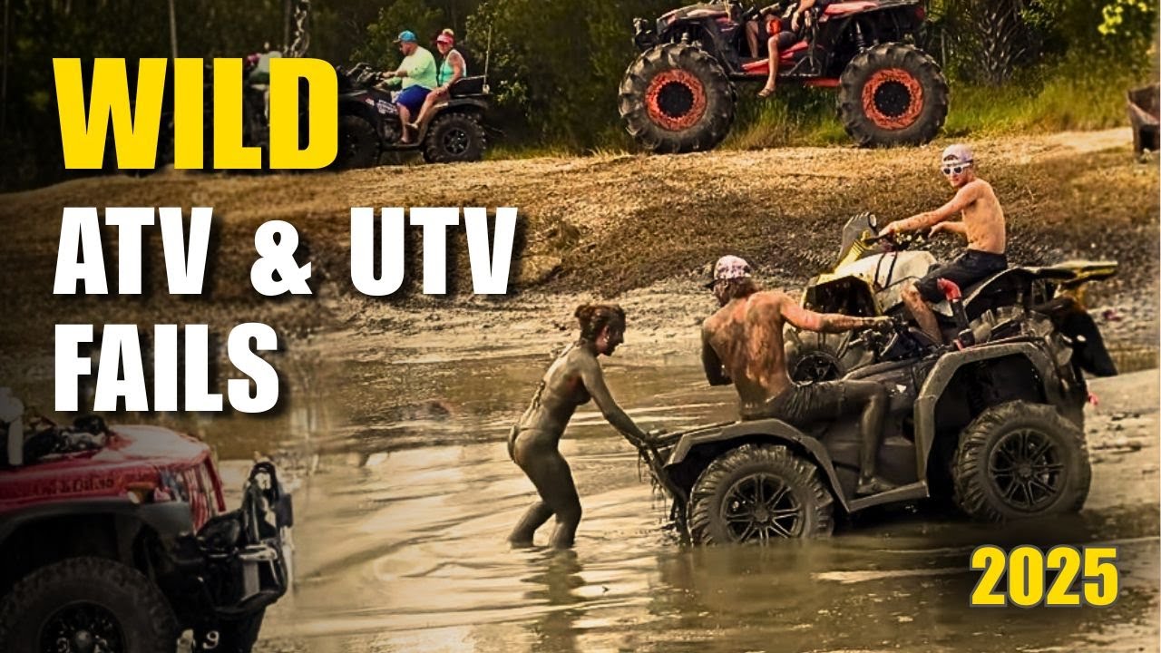Epic ATV, UTV, SXS - OFF Road Crashes and Fails 2025