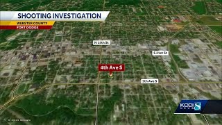 Fort Dodge police say a woman was shot while in a vehicle