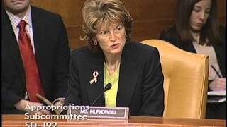 Murkowski Presses Military Officials on ALS Research Funding
