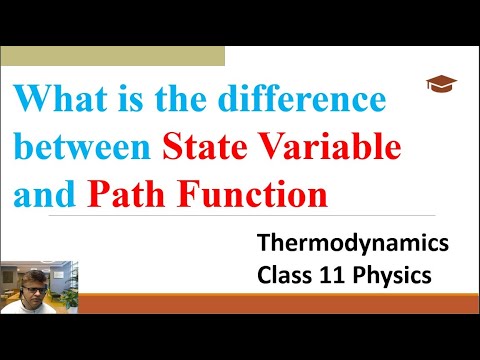 What is the difference between State Variables and Path Function Class ...