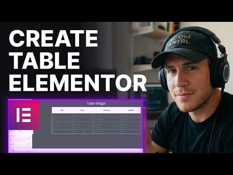 How to Add a Table in Elementor (2026) | Step-by-Step
