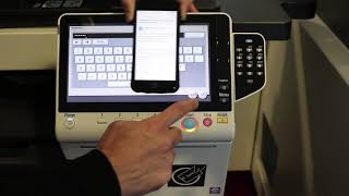 Ysoft: How to print as a guest via Mobile on a Konica Minolta device screenshot 1