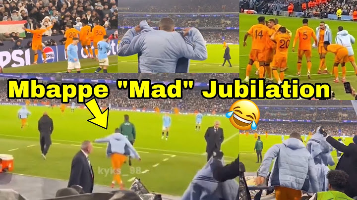 Madness!😂Kylian Mbappe Crazy Reaction & Celebration to Jude Bellingham Late Goal🔥Man City vs Madrid