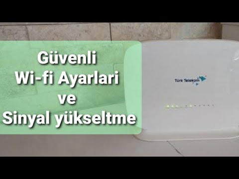 GÜVENLİ Wİ-Fİ AYARLARI VE SiNYAL YÜKSELTME