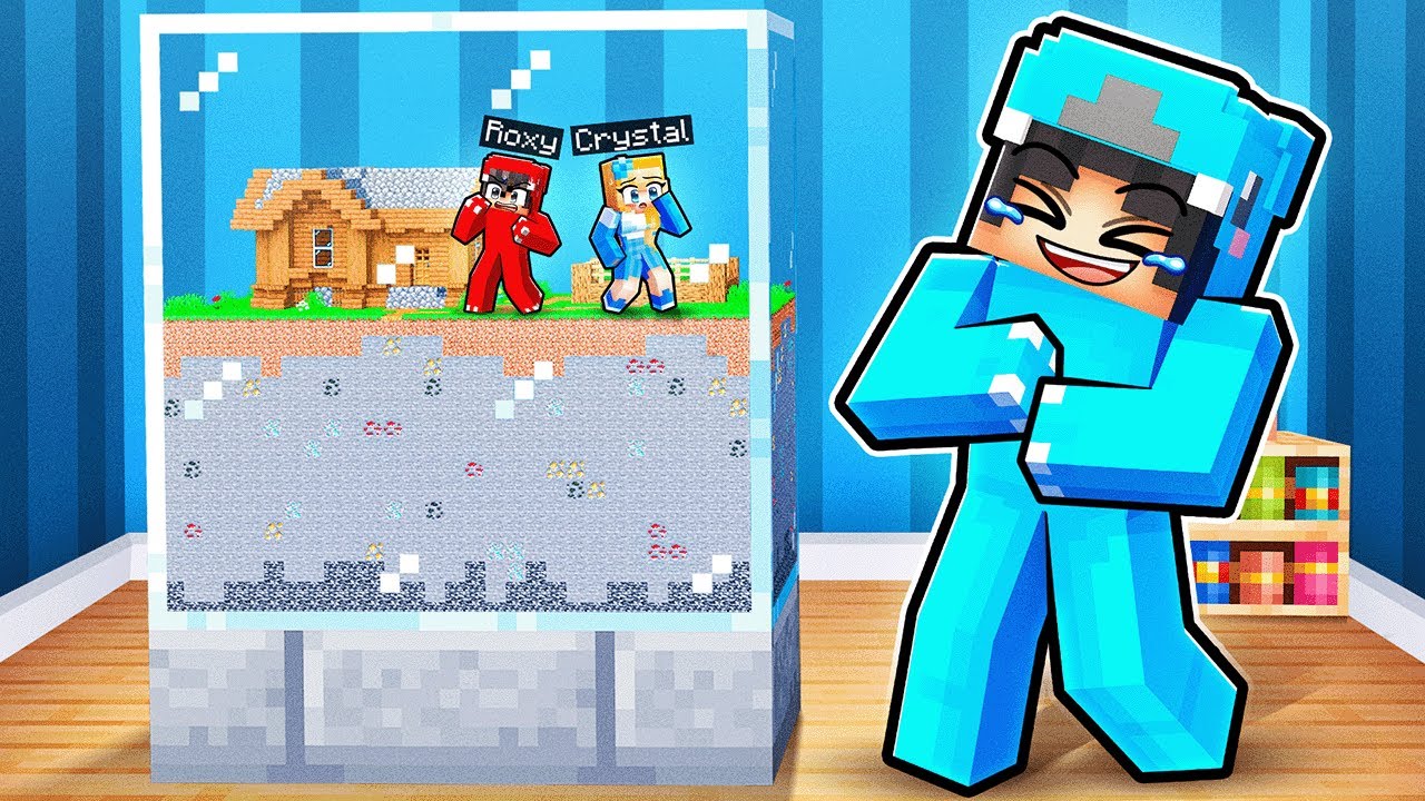 I Trapped My Friend in a TINY Minecraft World…