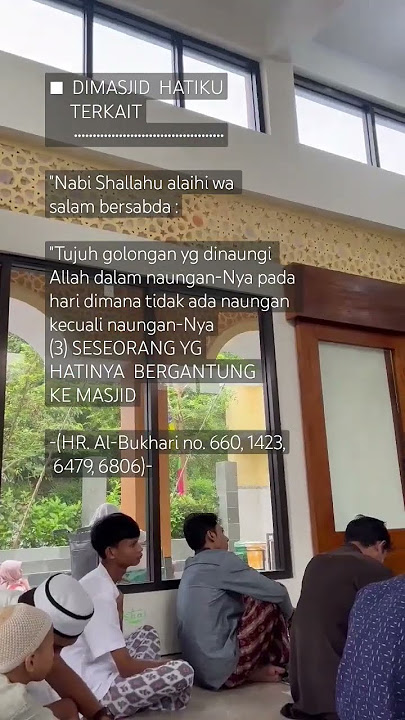 Dimasjid Hatiku Terkait #motivasiislam #masjidjogokariyan #masjid #islamicquotes #uah #amalshalih