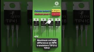 TIP41 Transistor Full Power 🔥 6A Current &amp; 65W Explained | Electronics Trick